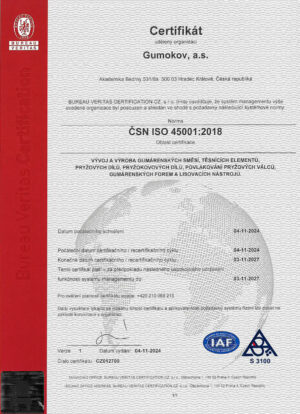 ISO 45001:2018 — Systém managementu BOZP