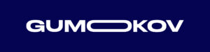 Logo bílé na modrém podkladu